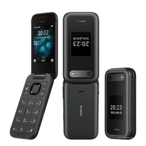 Nokia 2660 Flip Mobile Phone Classic 2.8" IPS LCD SCREEN DISPLAY 128MB +48MB RAM - 4G-Dual SIM- 1450mAh battery capacity Long Battery Life - FEATURE PHONE