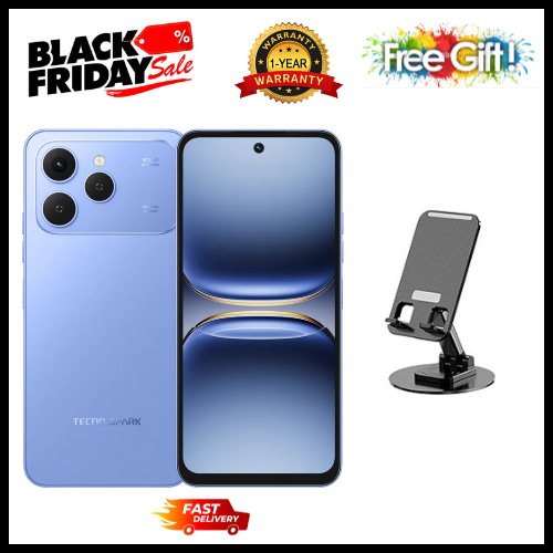 BLACK FRIDAY DEALS🔥🔥!BRAND NEW Tecno Spark 40, 6.67'' HD+, UP To 128GB ROM+ 8GB RAM +(4GB RAM Extended) (Dual Sim) 50MP, 5200 MAhsmartphone
