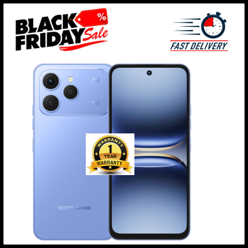 BLACK FRIDAY DEALS🔥🔥!BRAND NEW Tecno Spark 40, 6.67'' HD+, UP To 128GB ROM+ 8GB RAM +(4GB RAM Extended) (Dual Sim) 50MP, 5200 MAhsmartphone