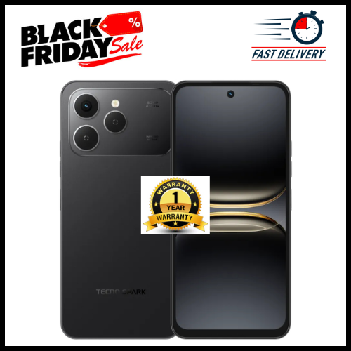 BLACK FRIDAY DEALS🔥🔥!BRAND NEW Tecno Spark 40, 6.67'' HD+, UP To 128GB ROM+ 8GB RAM +(4GB RAM Extended) (Dual Sim) 50MP, 5200 MAhsmartphone
