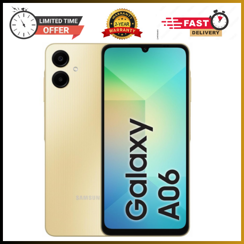 LIMITED HOT DEALS🔥🔥🔥 BRAND NEW SAMSUNG A06 6.7 DISPLAY 4GB RAM + 64GB/128GB ROM 5000MAH SMARTPHONE DUAL SIM 50MP BACK CAMERA AND 13MP FRONT CAMERA