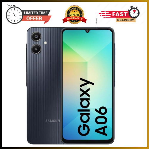 LIMITED HOT DEALS🔥🔥🔥 BRAND NEW SAMSUNG A06 6.7 DISPLAY 4GB RAM + 64GB/128GB ROM 5000MAH SMARTPHONE DUAL SIM 50MP BACK CAMERA AND 13MP FRONT CAMERA