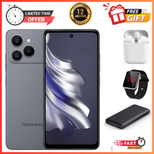 NEW ARRIVALS DEALS🔥🔥 !!!!!BRAND NEW Tecno Spark 40, 6.67'' HD+, UP To 128GB ROM+ 4GB RAM +(4GB RAM Extended) (Dual Sim) 50MP, 5200 MAh  smartphone WITH FREE GIFTS