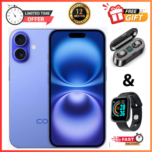 LIMITED TIME DEALS!!!! BRAND NEW CORN C17  MAX 6.6" STORAGE ROM 64GB RAM 5GB STRONG BATTERY 5000 mAh DOUBLE SIM CARD SMART PHONE ON OFFER FINGERPRINT FACE UNLOCK,8MP SEILFE 13MP TYPE-C