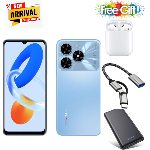 [BRAND NEW] Corn Coco 10 Ultra 4G – ROM 128 Gb – RAM 4 Gb (+8Gb extensible) – 5000 mAh smart phones