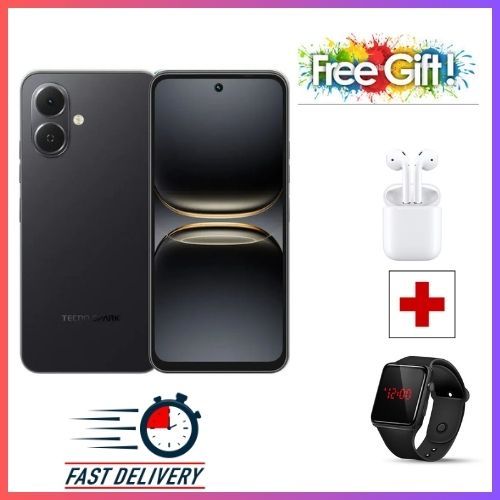LIMITED DISCOUNT!!!BRAND NEW Tecno POP 10 Display: 6.67 inches 3GB RAM + 64GB ROM Battery: 5000 mAh SMARTPHONE