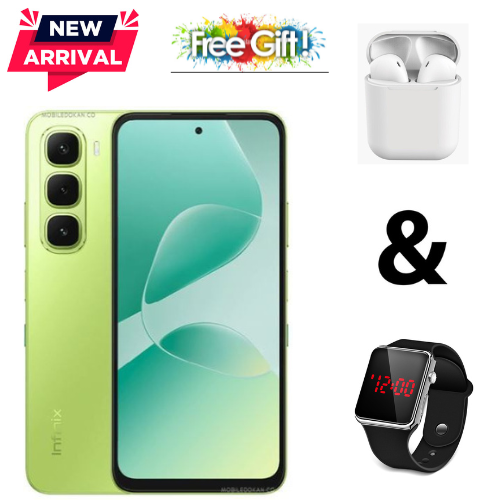 BLACK FRIDAY NOVEMBER DEALS🔥🔥🔥 BRAND NEW INFINIX HOT 60i 256GB + 16(8+8)GB 6.7" 120Hz Screen 4G Phone Dual SIM 5160mAh Battery 45W Charging 50MP Camera Fingerprint Lock