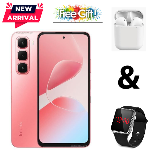 BLACK FRIDAY NOVEMBER DEALS🔥🔥🔥 BRAND NEW INFINIX HOT 60i 256GB + 16(8+8)GB 6.7" 120Hz Screen 4G Phone Dual SIM 5160mAh Battery 45W Charging 50MP Camera Fingerprint Lock