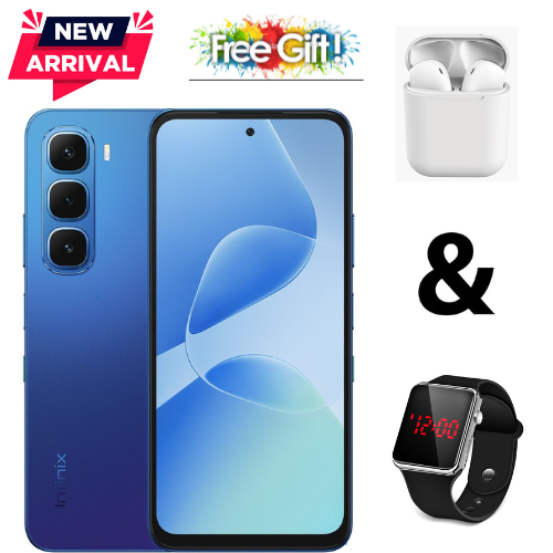 BLACK FRIDAY NOVEMBER DEALS🔥🔥🔥 BRAND NEW INFINIX HOT 60i 256GB + 16(8+8)GB 6.7" 120Hz Screen 4G Phone Dual SIM 5160mAh Battery 45W Charging 50MP Camera Fingerprint Lock