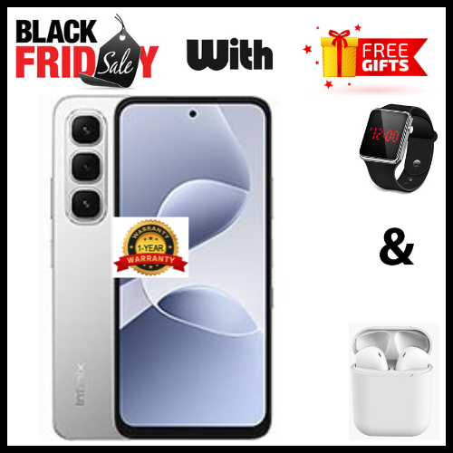 BLACK FRIDAY NOVEMBER DEALS🔥🔥🔥 BRAND NEW INFINIX HOT 60i 256GB + 16(8+8)GB 6.7" 120Hz Screen 4G Phone Dual SIM 5160mAh Battery 45W Charging 50MP Camera Fingerprint Lock