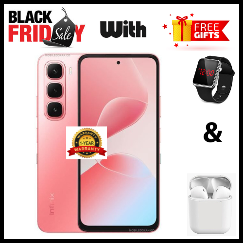 BLACK FRIDAY NOVEMBER DEALS🔥🔥🔥 BRAND NEW INFINIX HOT 60i 256GB + 16(8+8)GB 6.7" 120Hz Screen 4G Phone Dual SIM 5160mAh Battery 45W Charging 50MP Camera Fingerprint Lock