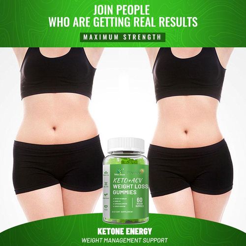 Keto + ACV Weight Loss Gummies – Dietary Supplement for Weight Management, Metabolism, Ketone Energy & Focus