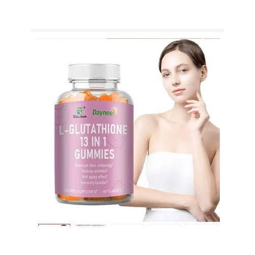 Daynee L- GLUTATHIONE 13 IN 1 GUMMIES For Premium Skin Whitening, Reduce Wrinkles, Anti-Aging Effect and Immunity Booster- 60 DIETARY SUPPLEMENT GUMMIES