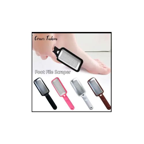 Foot Care Rasp File For Pedicure Removes Callus and Scrubs Hard Dead Skin - Foot Care Pedicure Metal Surface Tool to Remove Hard Skin. Can be Used on Both Wet and Dry feet, High Grade Stainless steel