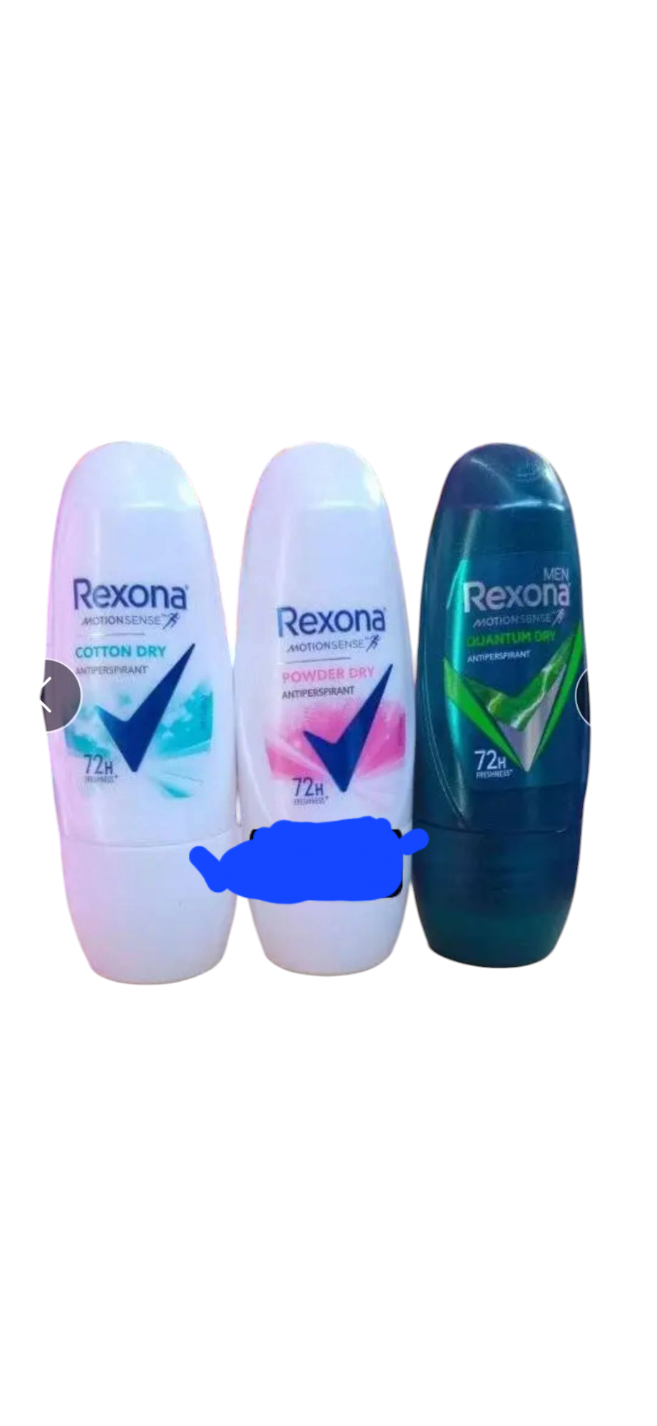 Rexona COTTON DRY ANTIPERSPIRANT 72H Freshness Motion Sense ROLL-ON