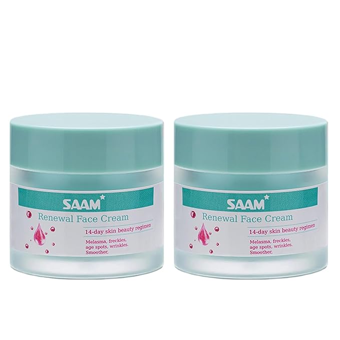 RENEWAL FACE CREAM + SERUM with Niacinamide 10% Essence - Melasma, Freckles, Age Spots & Dark Spots, Smoother / 14-Day skin beauty regimen - Achieves More Youthful Appearance