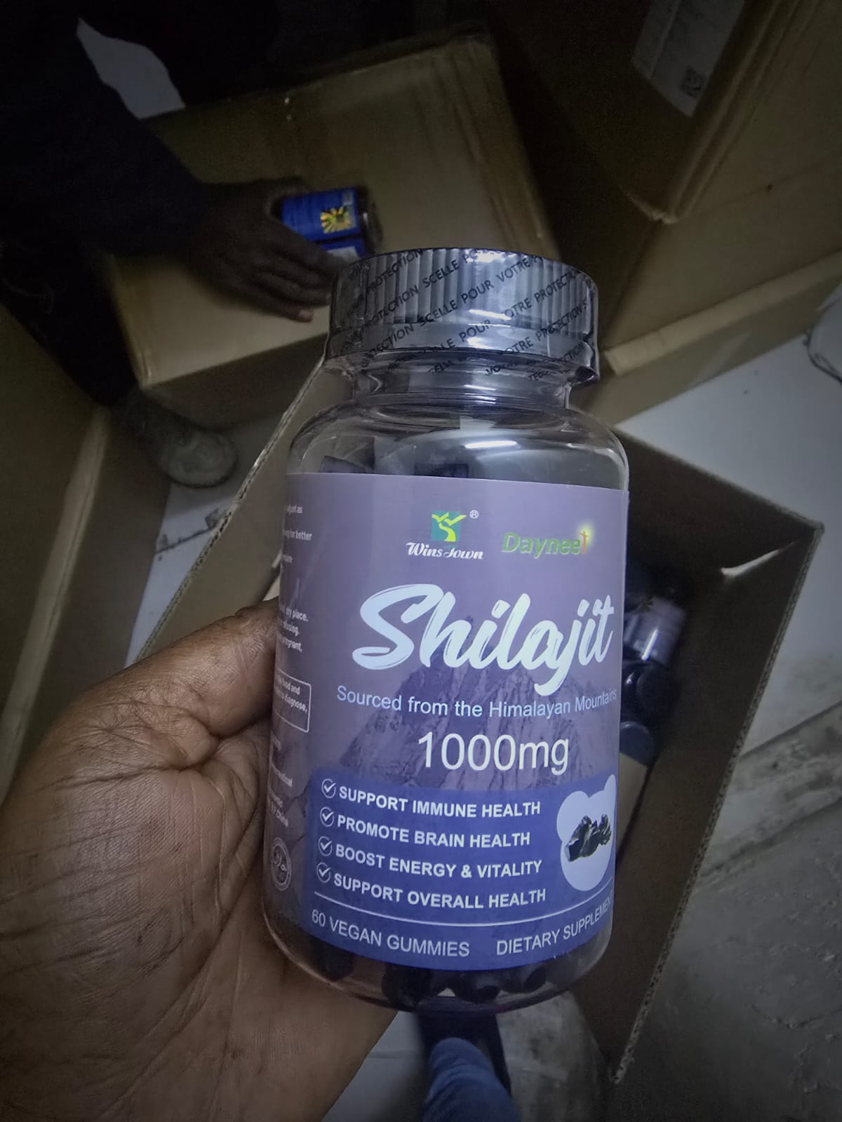 Shilajit Gummies sourced from the Himalayan Mountain -  Support Immune & Brain Health, Boost Energy & Vitality, Supports Overall Health