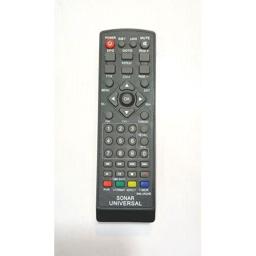 Sonar Free To Air Universal Decoder Remote Control - Black
