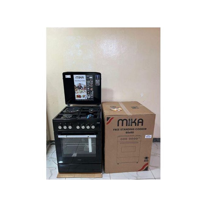 MIKA COOKER 60*60 Standing Cooker 3+1 with Electric Oven