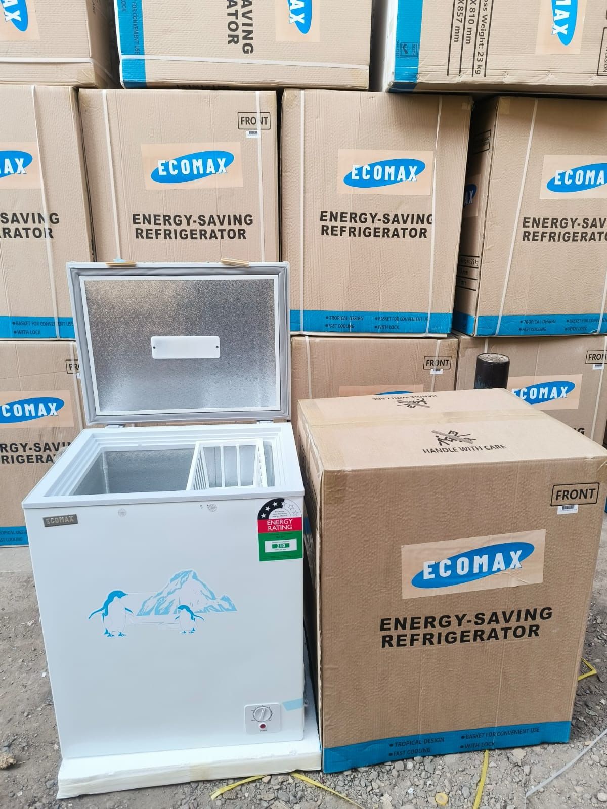 Ecomax 119L Chest Freezer – Energy-Saving, Compact & Reliable