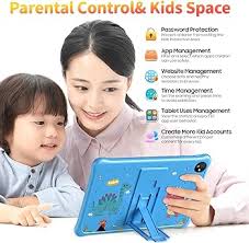 Modio  M128 KIDS STUDY TABLET 8INCH 256GB/6GB 4000MAH 5G ,SIMCARD SLOT WITH SILICONE COVER