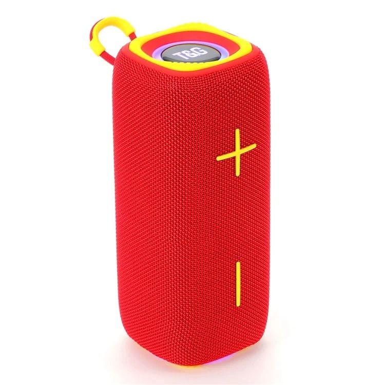 T&G TG-654 RGB Light Portable Bluetooth-compatible Speaker FM Radio Waterproof Wireless Music Subwoofer - Camouflage