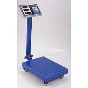 150kg Digital Commercial Weigh Scale -Heavy Duty Industrial Electronic Weighing Machine - Water Proof With Guard Rail.