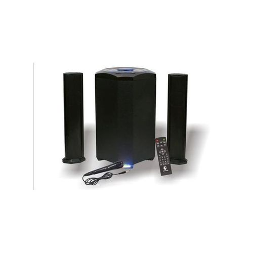 Gld GL-004 2.1CH Subwoofer Speaker System + Mic 120W - Black/USB PORT/BLUETOOTH AVAILABLE/FM RADIO/REMOTE CONTROL,12000 WATTS,MP3 PLAYER,ORDER FROM  TODAY AND GET A FREE 1 YEAR WARRANTY AND DELIVRY...