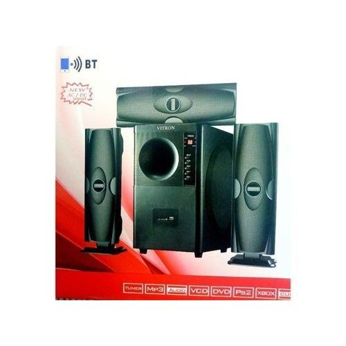 Vitron V635 3.1CH BLUETOOTH ENABLED Music System BT/FM/USB/Remote Control/Amazing Sound/USB Support/Memory Card Support/Built in Powerful Amplifier/SD card /Bluetooth-Enabled/Digital FM Radio/ENJOY