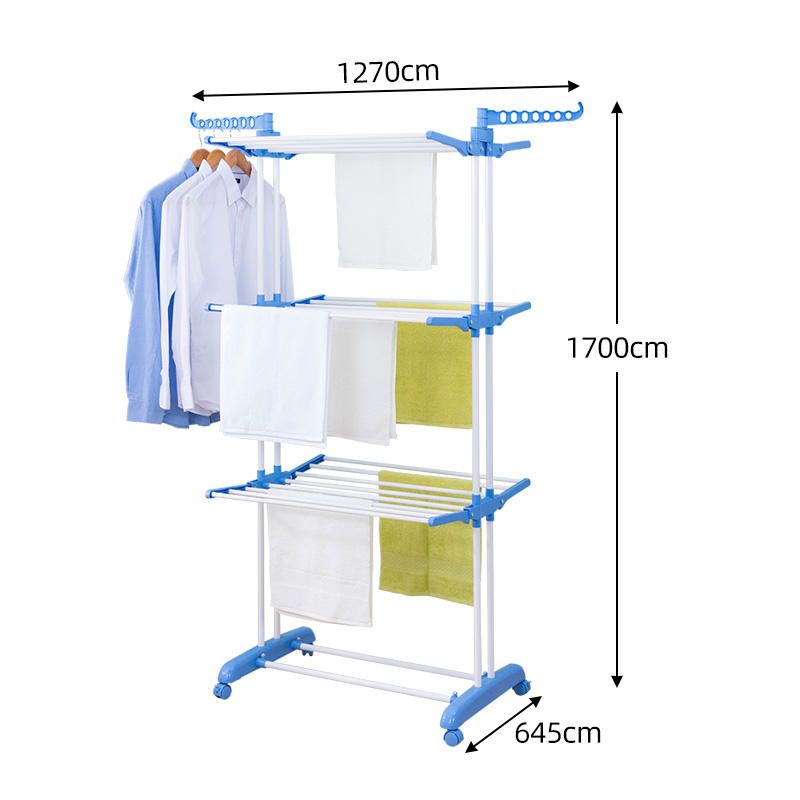A THREE LAYER CLOTHES DRYER