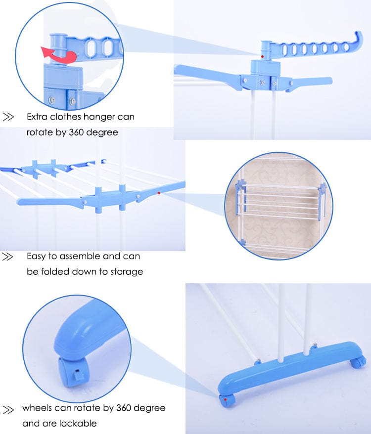 A THREE LAYER CLOTHES DRYER