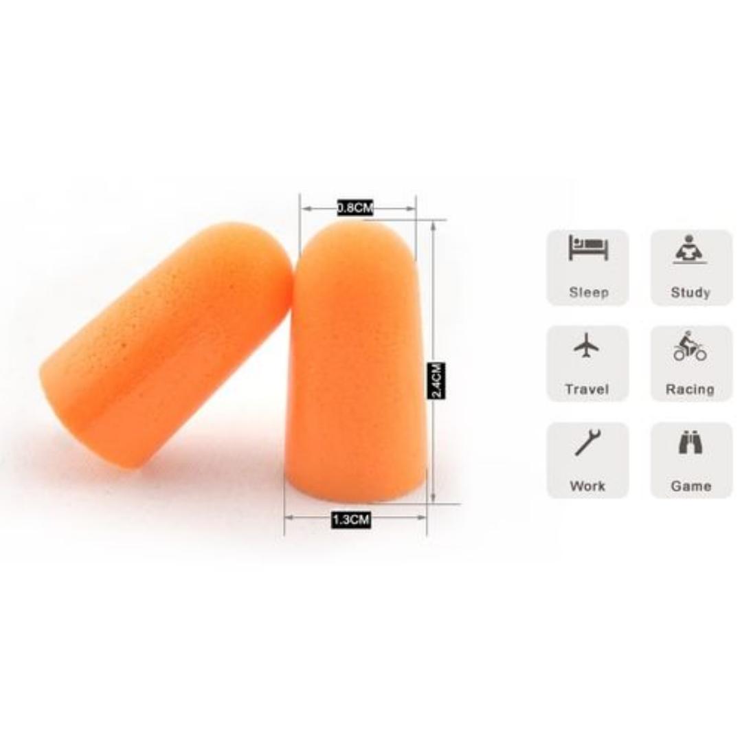 10 Set Soft PU Foam Earplugs