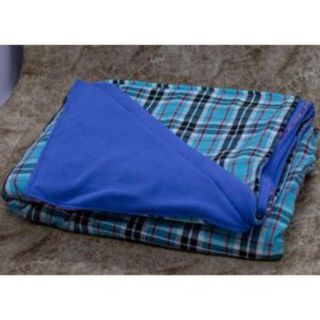 Butterfly 100% African Multi Colored Maasai Shuka - Warm And Heavy With Fleece Lining