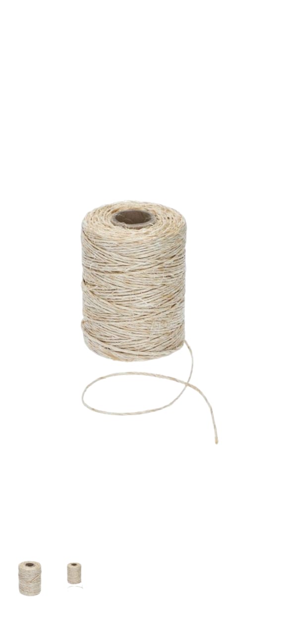 Sisal twine 12 pis rope jute rope for DIY craft gifts wrapping wedding Christmas decor 1Kg