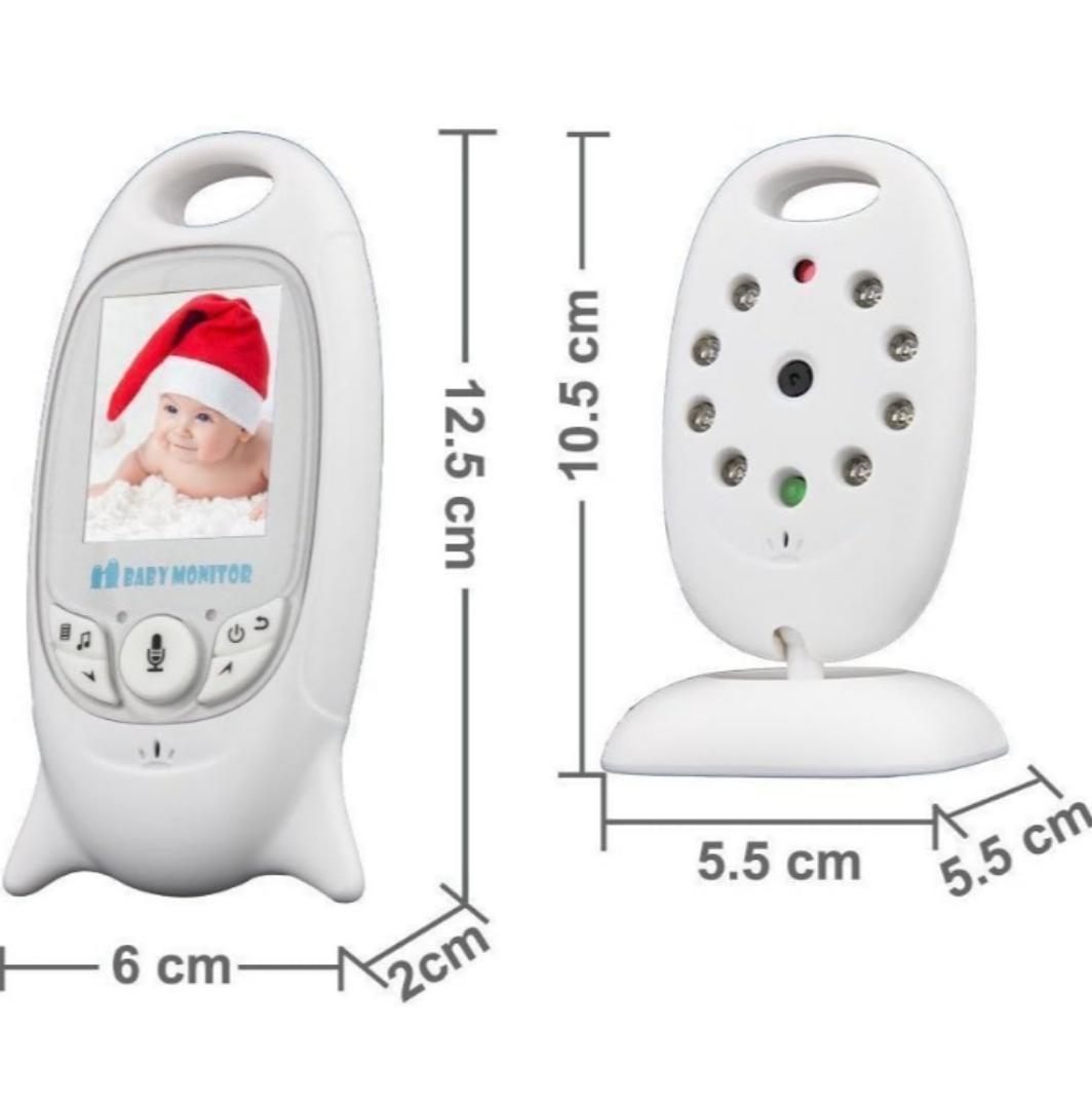 Video Baby Monitor with Night Version Camera Two Way Talk Temperature Monitoring 2.0 inch LED Monitor Color Display