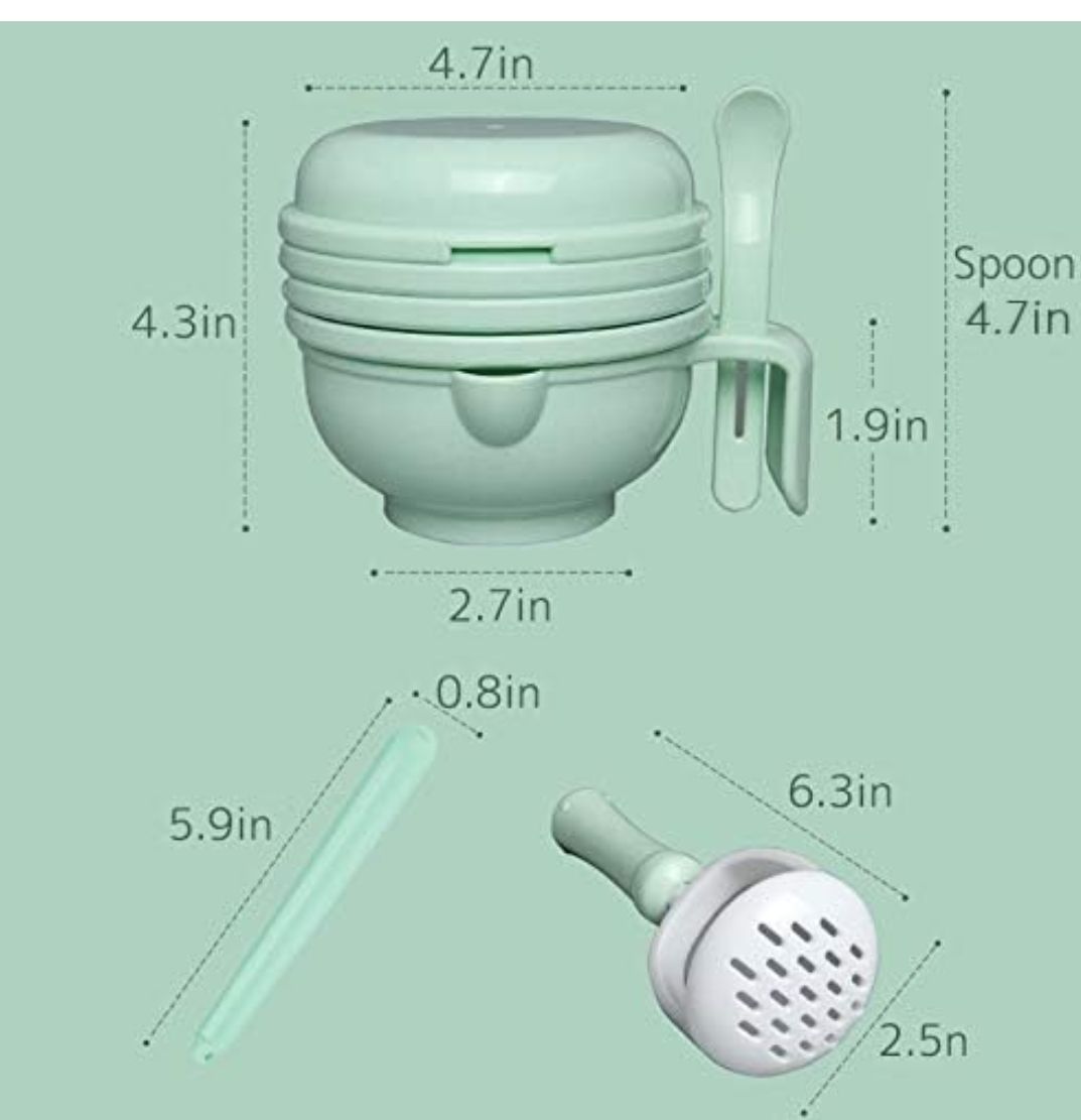Mash and Serve Bowl Baby Food Maker Masher Portable Baby Food Feeder Processor Smasher Vegetables Fruit Ricer Tool