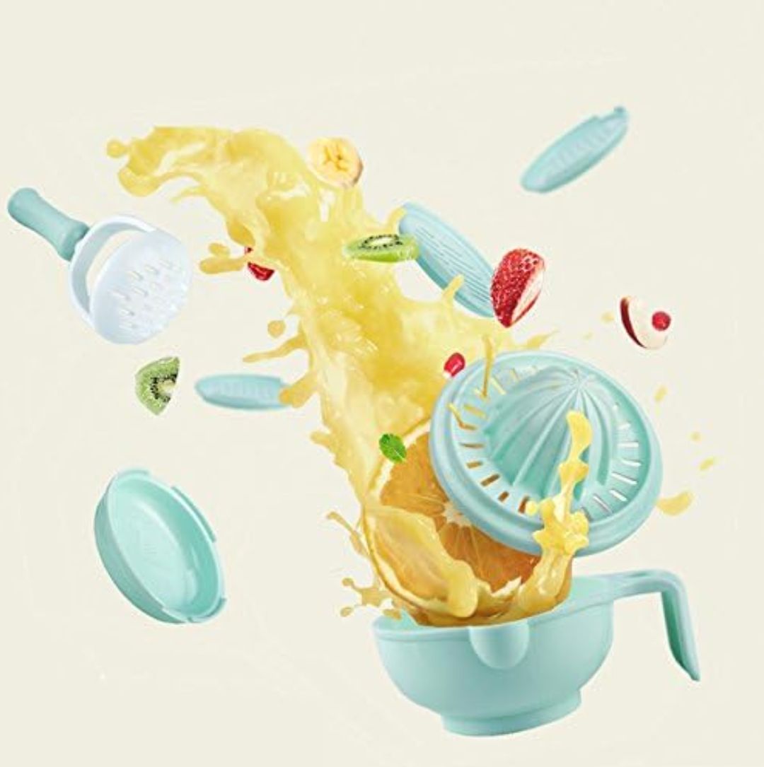 Mash and Serve Bowl Baby Food Maker Masher Portable Baby Food Feeder Processor Smasher Vegetables Fruit Ricer Tool