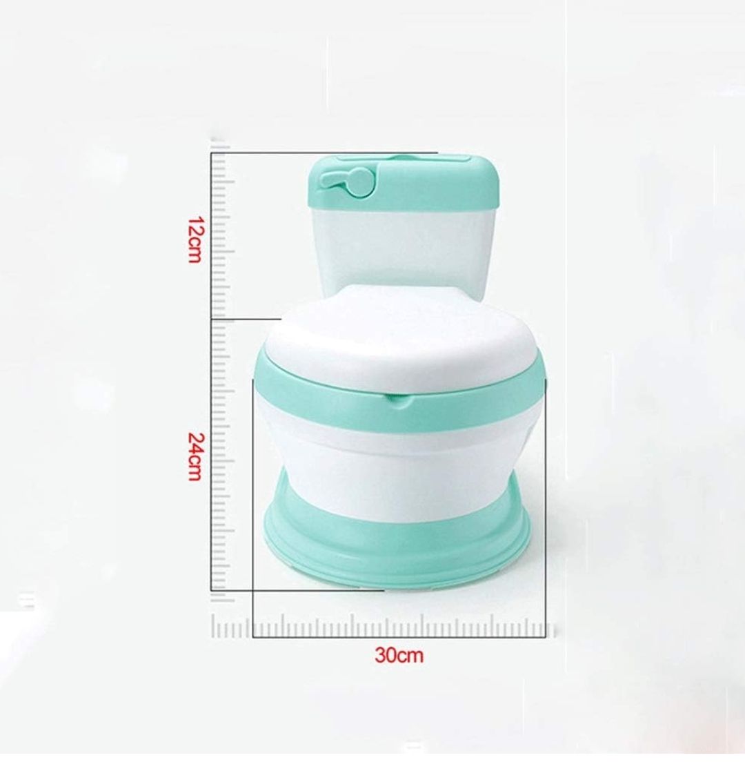 Potty Training Toilet, Car Toilet Portable Child Toilet Bowl Travel Car Portable Toilet Potty - Training Toilet for Toddler - with Flushing Sounds and Wipe Dispenser