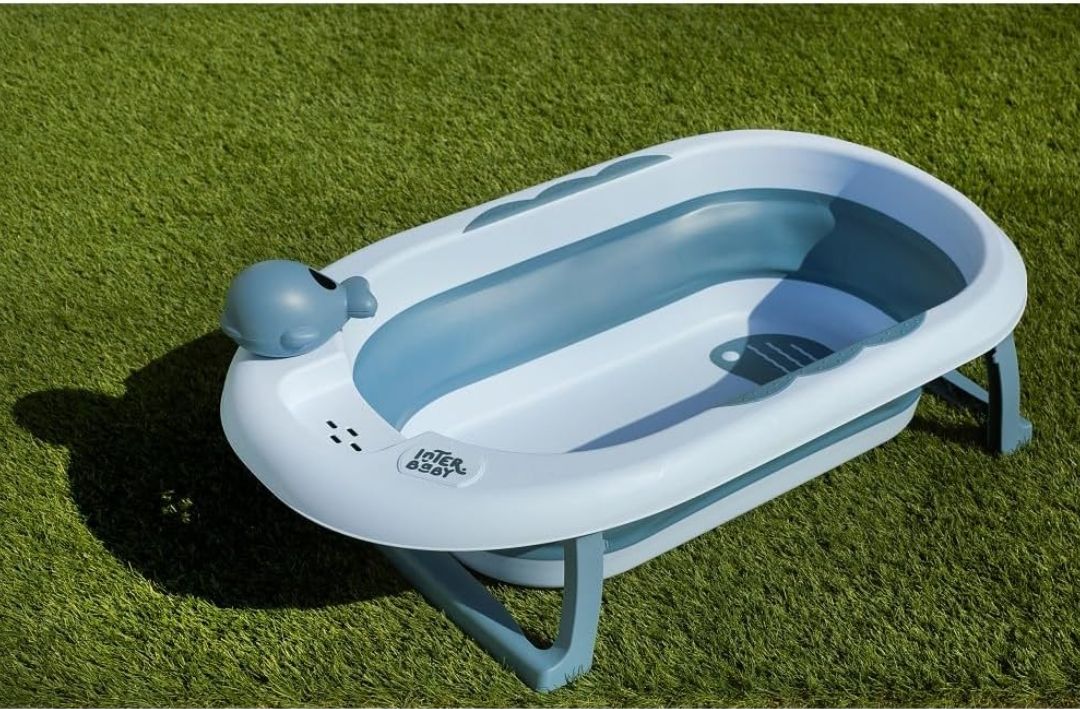 Foldable Baby Bathtub for Kids with Anti-Skid Base | Portable Bath Tub Baby Kids Mini Swimming Pool Bather for Babies | Baby Bath tub for Kids Boys & Girls 0-3 Years