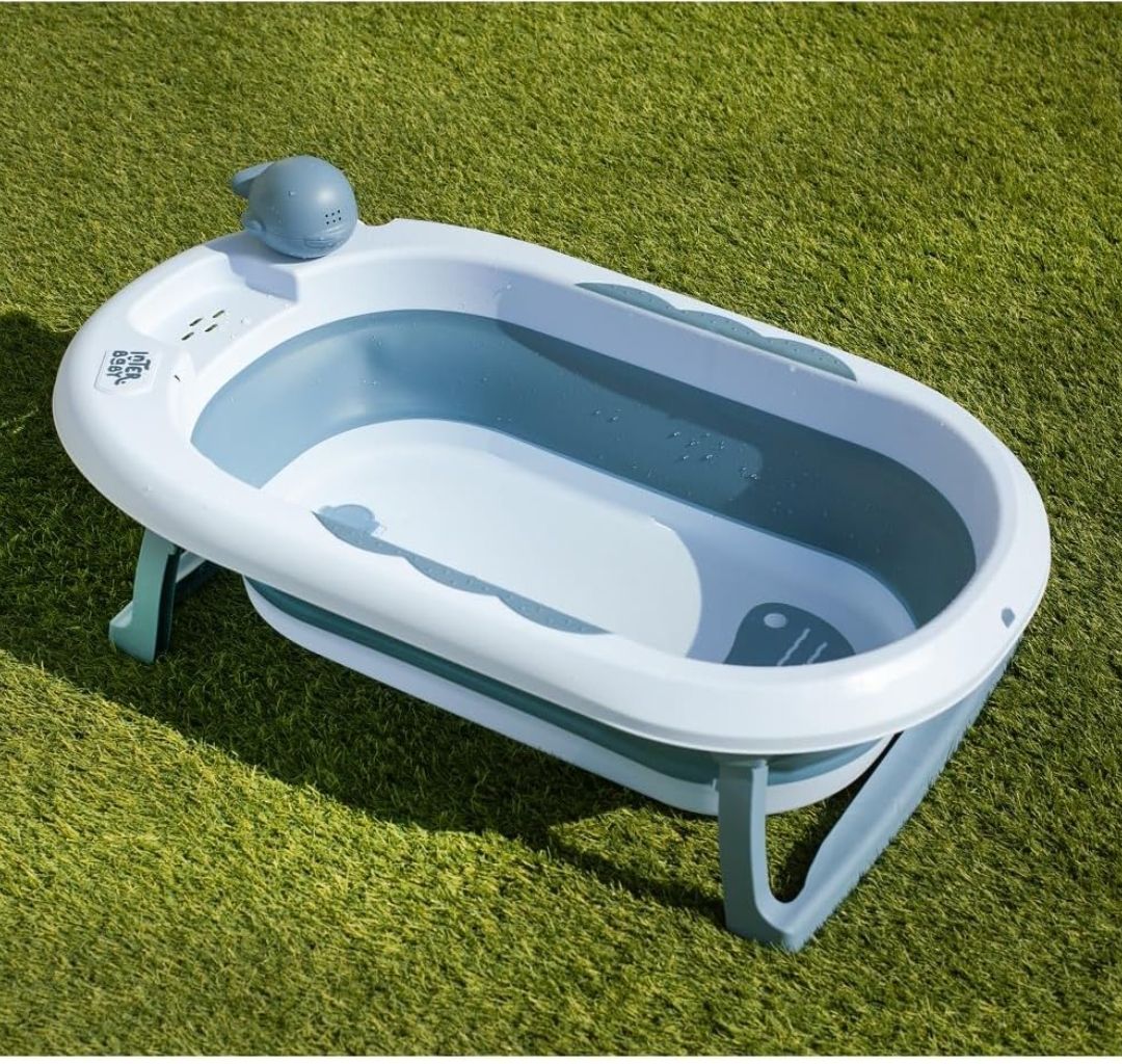 Foldable Baby Bathtub for Kids with Anti-Skid Base | Portable Bath Tub Baby Kids Mini Swimming Pool Bather for Babies | Baby Bath tub for Kids Boys & Girls 0-3 Years