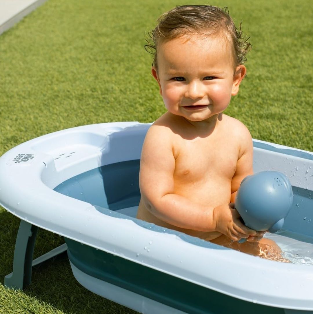 Foldable Baby Bathtub for Kids with Anti-Skid Base | Portable Bath Tub Baby Kids Mini Swimming Pool Bather for Babies | Baby Bath tub for Kids Boys & Girls 0-3 Years