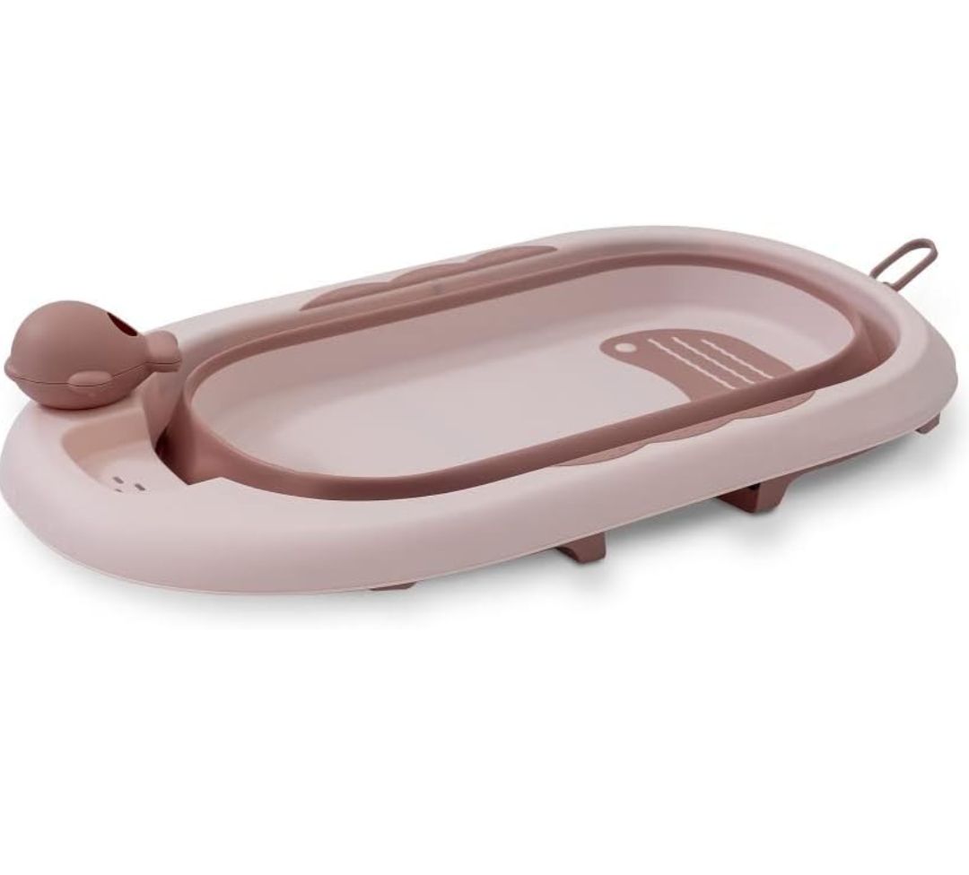 Foldable Baby Bathtub for Kids with Anti-Skid Base | Portable Bath Tub Baby Kids Mini Swimming Pool Bather for Babies | Baby Bath tub for Kids Boys & Girls 0-3 Years