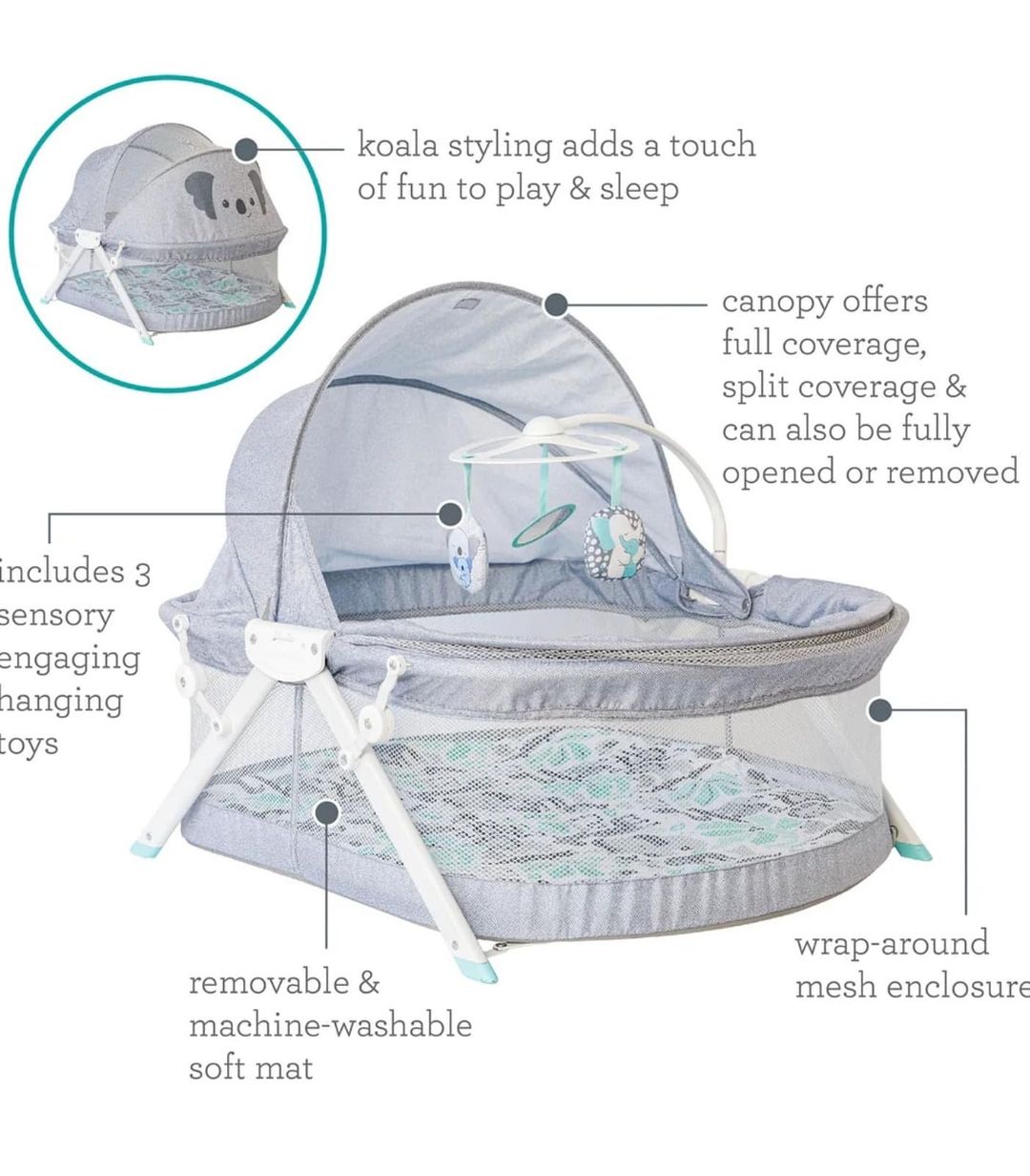 Sweet Dreams Fold & Go Bassinet