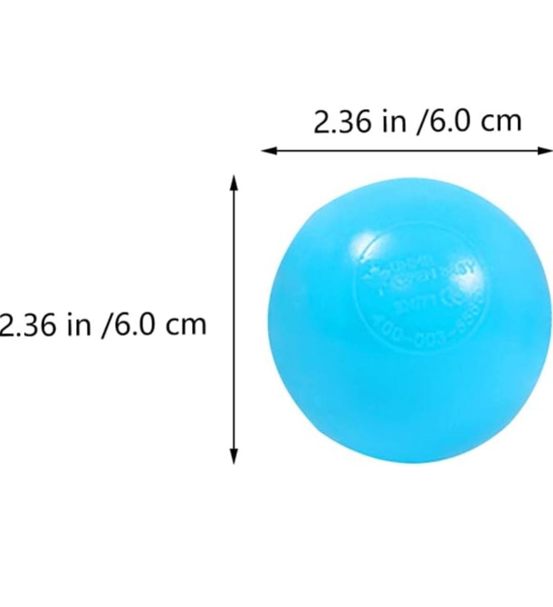 50pcs Kids Pit Ball Play Tent Ocean Ball Crush Proof Sensory Stress Balls Bath Time Toy Baby Shower Gifts for Toddlers Baby Kid Random Colors