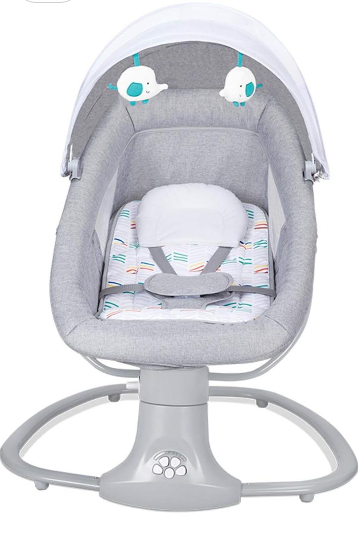 Mastela Baby Swing for Infants Rocking Chair with Remote Control 3-in-1 Adjustable backrest Baby Bouncer Electric Adjustable Rocking Chair