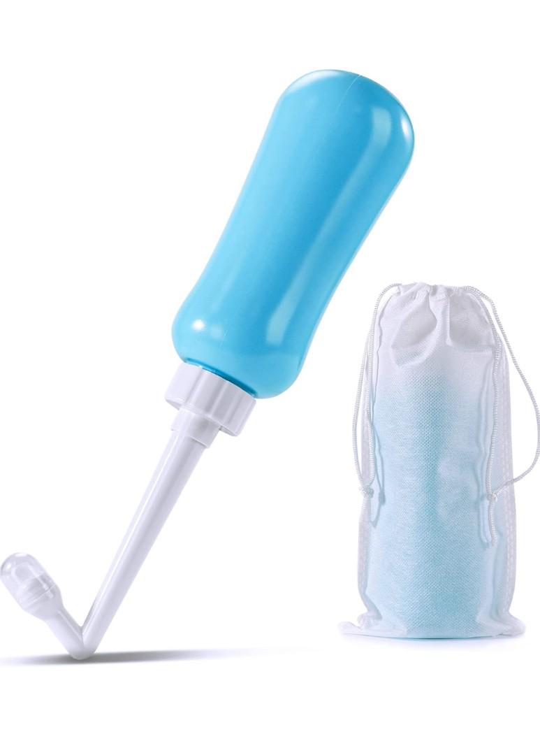 Portable Bidet Travel Large Capacity 450ml(15oz) Personal Bidet Toilet Handheld Bidet Blue