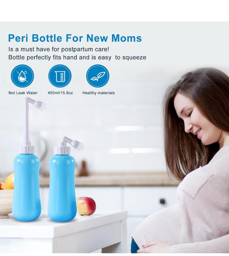 Portable Bidet Travel Large Capacity 450ml(15oz) Personal Bidet Toilet Handheld Bidet Blue