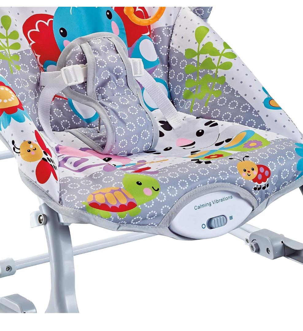 Baby Rocking Chair Baby Multi-Function Music Vibration Rocking Bed Lightweight Foldable Children Rocking Rocking Chair To Coax Baby Recliner
