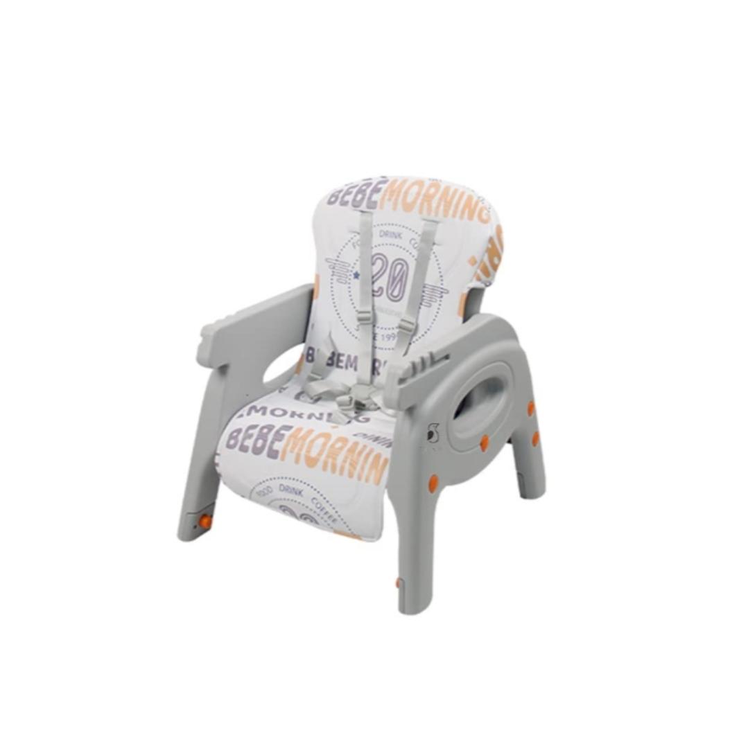 High Chair, Baby Chair For Feeding 4 In 1 Convertible You Can Use In Multiple Ways Footrest/Wheels Easily Moveable Baby Toddler Booster Seat with Tray Chair For Eating, Study, Lunch