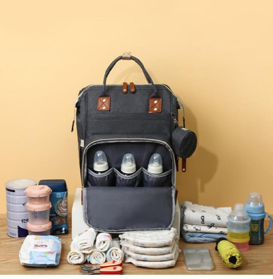 Heavy Duty Diaper Bag Reinforced Cushioned Straps Multitude Of Pockets For Shopping Trips Diaper Bag Backpack